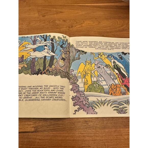 Casper Meets The Demon Of Darkness Peter Pan Books Record Not Included 1976 - Picture 3 of 6